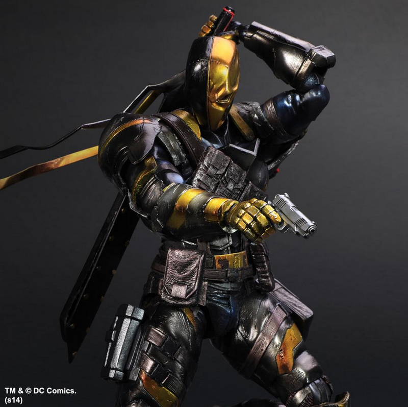Illustration for article titled NYCC Exclusive Arkham Origins Deathstroke Action Figure
